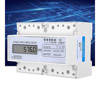 Keenso DDS576 Vatio de la Hora LCD Pantalla LCD 3 Fase 4 Cable para Medición de Energía para el Ensamblaje de Tecnología Ferroviaria
