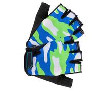 Keenso de Bicicleta para Niños de Ciclismo de Medio Dedo Transpirables Fibra de Poliéster Agarre Antideslizante 8 X 13 Cm para Niños Niñas Montar en Bicicleta de Montaña Monopatín Deportes Al Aire