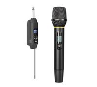 Keenso de Micrófono Inalámbrico Micrófono de Mano UHF con Receptor Recargable Alcance de 164 Pies Uso 5H para Karaoke en Casa Fiesta de Bodas Canto de Discurso (1 Receptor y 1 transmisor)