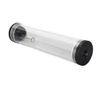 Keenso Depósito de Enfriamiento de Agua Acrílico 3 Hoyos G1/4 Pulgadas de 50 Mm de Diámetro Tanque de Enfriamiento de PC para un de de Agua de Computadora de Bricolaje