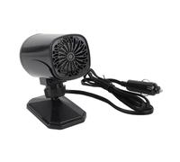 Keenso Desempañador de Parabrisas con Calentador de Coche de Doble Función, Desempañador de 150W para una Conducción Cómoda (Black)