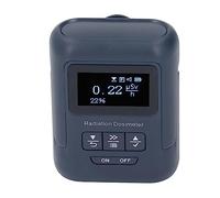 Keenso Detector de Radiación Portátil, Contador Geiger para Medición de Rayos X Alfa Beta Gamma, Alarma de Dosis de Carcasa de ABS para Uso Médico Industrial