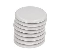 Keenso Diapositiva de Muebles para el Hardware de Muebles Redondos Reutilizables para la Alfombra para Moverse Más Pesado, Pisos Protectores y Electrodomésticos (5 Pulgadas)