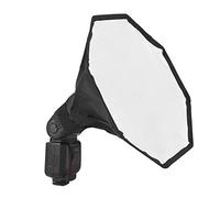 Keenso Difusor de Linterna Softbox Universal, Portátil de 30cm para con Material Reflectante para Bolsa de Cámara