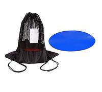Keenso Disco de Entrenamiento de Fútbol Marcador de Velocidad de PVC 23cm Ligero 25g para Ejercicios de Estacionamiento de Monopatín de Rugby de Fútbol (Blue)