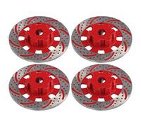 Keenso Disco de pinza RC Disco de freno de cubo de rueda hexagonal de metal 43 mm 4 piezas para coche UDR 1 7 RC, detalle de freno simulado, instalación fácil, accesorios para uso