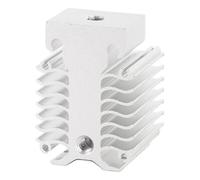 Keenso Disipador de Calor de la Impresora 3D de Aluminio con un Excelente Rendimiento para las Piezas de Repuesto Hotend de Extrusora de SE FIN-3 V3, Bloque de Disipación de Calor de Impresora 3D