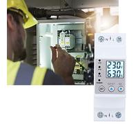 Keenso Dispositivo de Recuperación Automática de Protección de Energía Automática de Larga Duración con una Sola Fase con una Pantalla de Corriente de Voltaje para Uso Industrial (80A)
