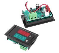 Keenso DL85-2042 Medidor de Amplificadores de Excitación de Exhibición Dual 1% de Precisión, AC80-300V 0-100A Amperímetro de Voltímetro para Reguladores de Voltaje