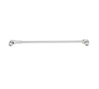 Keenso Eje de Transmisión de Coche RC Eje de Transmisión de Acero Inoxidable de 68 Mm a 229 Mm Junta Universal Ajustable Conexión Estriada para 1 10 RC Crawler para SCX10 Gen 7 Gen 8 (Silver)