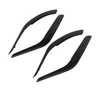 Keenso Embellecedor de Apoyabrazos de Puerta de 4 Piezas, Reemplazo de Decoración de Cubierta de Ajuste de Manija de Puerta Interior para X1 E84, Decoración Interior de ABS (D (versión de fibra de