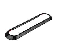 Keenso Embellecedor del Panel de Control del Aire Acondicionado del Coche, Cubierta del Marco de la Perilla de CA Interior ABS, 20,5 X 7 Cm, Protección Autoadhesiva contra Arañazos para Conductores