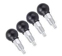 Keenso Émbolo de Resorte, 4 Pasadores de Metal con Perilla de Resorte, Cierre de Ergonómico Resistente de 25 Mm para Equipos de Ejercicios