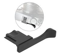 Keenso Empuñadura de Pulgar de Metal Empuñadura de Pulgar de Aleación de Aluminio Humanizado para Cámaras Fuji X (Black)