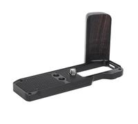 Keenso Empuñadura en Forma de L para Cámara, Empuñadura de Madera Segura, Placa de Liberación Rápida para X M5, Aleación de Aluminio Liviana Apta para Trípodes