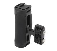 Keenso Empuñadura Lateral de Jaula de Cámara de Aluminio, Construcción Ligera y Resistente con Soporte de Zapata Fría para Uso con Mano Izquierda o Derecha