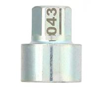 Keenso Enchufe de Tuerca Antirrobo, Llave de Bloqueo de Rueda Reemplazo de Enchufe de Tuerca Antirrobo para 1 3 5 6 7Series X1 X2 X3 X4 X5 X6 Z4(043) Pernos de Rueda