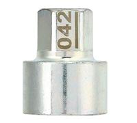 Keenso Enchufe de Tuerca Antirrobo, Llave de Bloqueo de Rueda Reemplazo de Enchufe de Tuerca Antirrobo para 1 3 5 6 7Series X1 X2 X3 X4 X5 X6 Z4(042) Pernos de Rueda