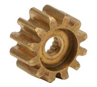Keenso Engranaje de Servo de 12 Dientes, Latón, Ranura de 25 Dientes | Durable, Alta dureza, Resistente al desgaste, Espaciado de 48 mm, Para relación de transmisión 9:1