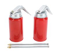 Keenso Engrasador de Bomba de Lata de Aceite, 2 Piezas de 200 Ml, Lubricador de Bomba Manual con Ergonómico, Lubricación Rápida para Motocicletas, Automóviles, Electrodomésticos,