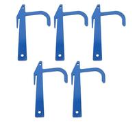 Keenso Ensanchador de Cercas de Eslabones de Cadena, Herramienta Tensora de Tela Duradera para Trabajos de Cercas, Clips de Acero Resistentes, Juego de 5 para Proyectos de