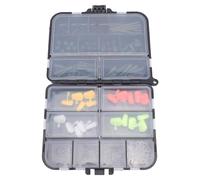 Keenso Equipo de Pesca de Carpa, Kit de Aparejo de Gancho de Plástico con Cebo de Maíz, Juego Completo de Aparejos para Pescadores