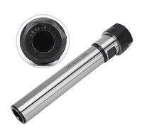 Keenso ER16A-100L Barra de extensión recta para el mecanizado de agujeros profundos, portabrocas de alta rigidez para barra de extensión de fresa, mango de acero de aleación de cromo molibdeno para