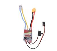 Keenso ESC Cepillado 60A, Controlador de Velocidad Compacto y Ligero para Motores 380 390 540 550, Barco Eléctrico RC Coche Camión, Enchufe XT60