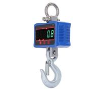 Keenso Escala de Grúa de Alto Rendimiento Exacto LED Digital Display Control Remoto para Equipaje de Pesca, Acero Inoxidable Acrílico, Azul, 1 PC (1500 kg/3000 lb)