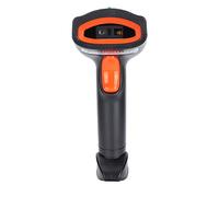 Keenso Escáner de Código de Barras Portátil, Resistente Al Agua, a Prueba de Polvo, Lectura Rápida para Almacén Industrial, Lector USB para Gestión de Inventario (Naranja Negro)