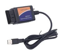 Keenso Escáner de Diagnóstico de Automóviles, Herramienta de Diagnóstico de Automóvil para ELM327 PIC18F con Soporte de CD Todos los Protocolos OBD2 Reemplazo