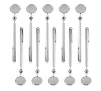 Keenso Espejo de inspección telescópico, Herramienta de Espejo telescópico retráctil con Mango para automóviles mecánicos(30 * 600 mm Clip de la Pluma) (10)