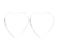 Keenso Espejo de Punto Ciego en Forma de Corazón, Lente ABS HD Espejo Retrovisor Convexo Gran Angular, con Fuerte Adhesivo para una Fácil Instalación, para Autos Universales, Camiones, (Grande)