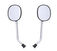 Keenso Espejo Retrovisor para Scooter Eléctrico, Par de Espejos Convexos | Construcción de Hierro Aleado, Espejo Lateral, Rosca Universal para Bicicletas Eléctricas y Triciclos, Elimina Puntos Ciegos