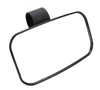Keenso Espejo Retrovisor UTV Espejo Retrovisor Central de ángulo Ajustable para Barra Antivuelco de 1,5 Pulgadas, 1,75 Pulgadas, 2, Carcasa de ABS, Doble Rótula, Visión Clara para Mule Maverick X3
