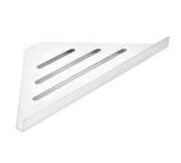 Keenso Estante de Almacenamiento Triangular de Acero Inoxidable Duradero, Estante Esquinero para Ducha, Práctico Organizador de Ducha para Productos de Baño, Instalación Montada en la Pared para el
