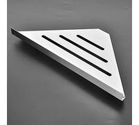 Keenso Estante de Almacenamiento Triangular de Acero Inoxidable Duradero, Estante Esquinero para Ducha, Práctico Organizador de Ducha para Productos de Baño, Instalación Montada en la Pared para el