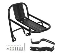 Keenso Estante Delantero para Bicicleta, Portaequipajes de Aleación de Aluminio, Portaequipajes Delantero para Bicicleta de Montaña para Ciclismo