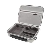 Keenso Estuche para Dron Resistente Al Agua, Bolsa de Almacenamiento con Doble Cremallera y Correa para el Hombro para Mini 4K, Mini2 2se, Cuero PU Que Absorbe los Golpes