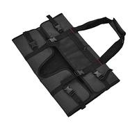 Keenso Estuche Protector para Monitor de Computadora de 24 Pulgadas con Forro Acolchado de Terciopelo, Práctico Bolsillo de Almacenamiento Frontal, Adecuado para Uso Doméstico y de Oficina, Negro, 1