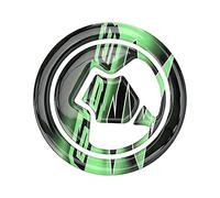 Keenso Etiqueta Engomada de la Cubierta del Tanque de de la Motocicleta, Calcomanía Protectora de Resina Epoxi con Fuerte Adherencia para Z800 (verde oscuro)