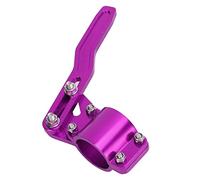 Keenso Extensión de Varilla de Señal del Volante, Kit de Posición de Palanca de Señal de Giro de Aleación de Aluminio, Ajustable de Mm para una Conducción Cómoda (PURPLE)