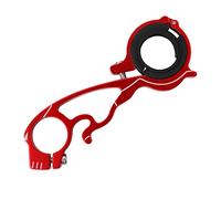 Keenso Extensor de Manillar Soporte de Extensión para Bicicleta de Aleación de Aluminio Montaje Liviano de 22,2 a 31,8 Mm Instalación Rápida para GPS Faro Cámara Soporte para Teléfono Ciclismo (#2)