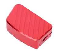 Keenso Extensor de Placa de Pie de Soporte para Motocicleta, Almohadilla de Extensión de Soporte Lateral para Xmax Nmax Nvx Aerox 2013-2025, con Diseño Antideslizante y Aleación de (rojo)