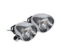 Keenso Faro delantero LED para Motocicleta, Focos Delanteros de Motocicleta, faros antiniebla