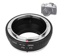 Keenso Fikaz FD-FX Anillo Adaptador de Lente de Aleación de Aluminio para Lentes FD para Adaptarse a Cámaras sin Espejo con Montura Fuji FX, Operación Manual Completa con Exposición de Prioridad de