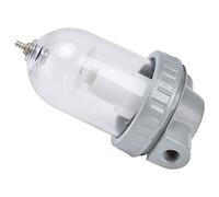 Keenso Filtro de compresor de aire, duradero, impermeable, protección contra el polvo para sistemas de transmisión de aire general, mini regulador de filtro de aleación de aluminio, PC, para