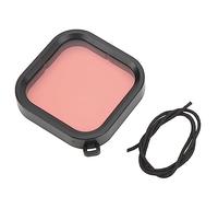 Keenso Filtros de Buceo para Cámara Corrección de Color Efectiva Fotos HD para 10 11 Escenas Submarinas Negras Material ABS Duradero (Pink)