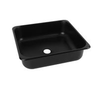 Keenso Fregadero de Barra de Acero Inoxidable, Fregadero de Cocina para RV de Acero Inoxidable 304 de 15x15 Pulgadas con Rejilla y Drenaje, para Campistas, Barcos y Autocaravanas