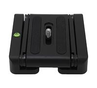 Keenso Fuerte Placa de Liberación Rápida para Trípode Tipo Z con Almohadilla Antideslizante para el Pie, Corrección de ángulo Horizontal, Peso Máximo de 1,5 Kg, Ideal para Fotografía Deportiva